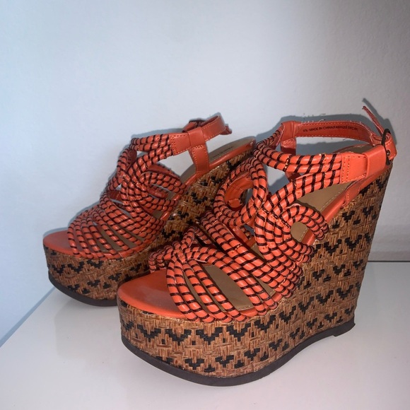 Mossimo Y2K Boho Chunky Platform Wedge - Picture 4 of 13